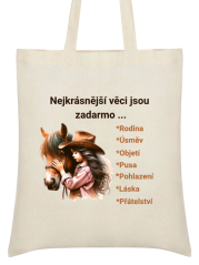 Taška Nejdůležitější věci jsou zadarmo