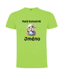 Dětské velikonoční tričko s vlastním jménem - motiv ovečka