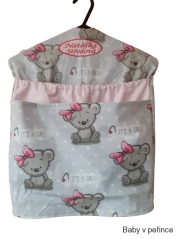 Kapsář do školky - medvídek I´s a Girl