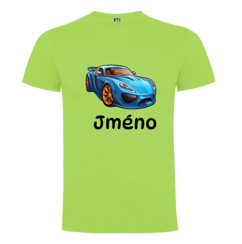 Tričko se jménem auto