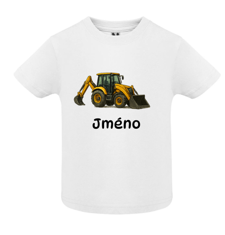 Tričko se jménem bagr