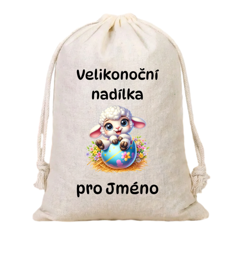 Velikonoční pytlík se jménem - ovečka