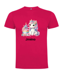 Narozeninové tričko se jménem Jednorožec