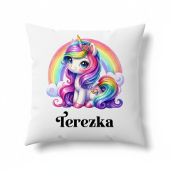 Polštář Jednorožec s jménem