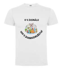Tričko 0 % signálu 100 % dobrodružství