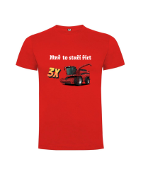 Tričko kombajn Mně to stačí říct 3x