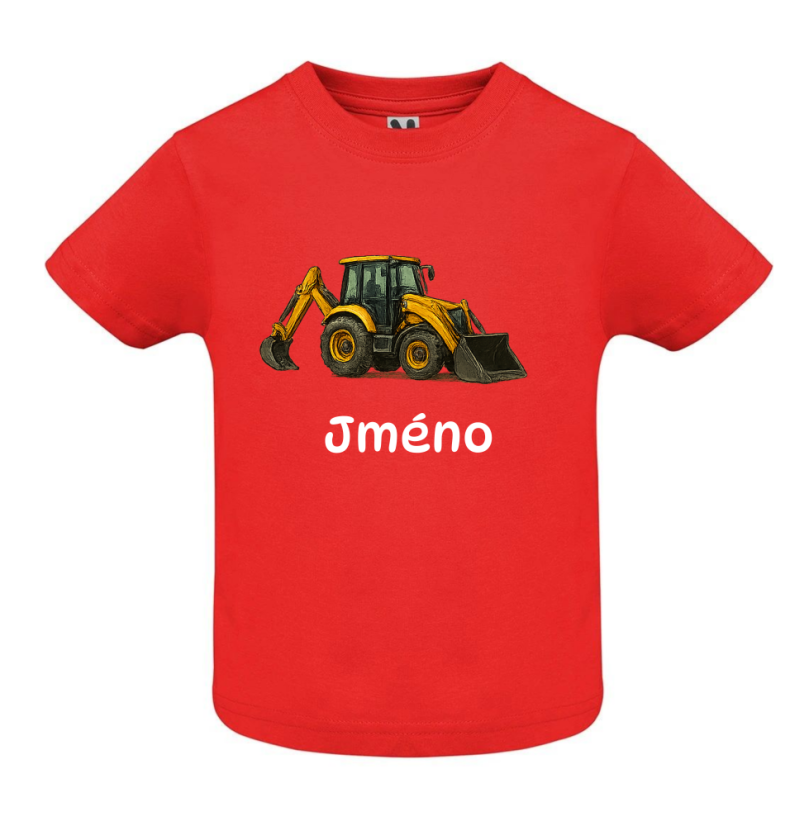Tričko se jménem bagr