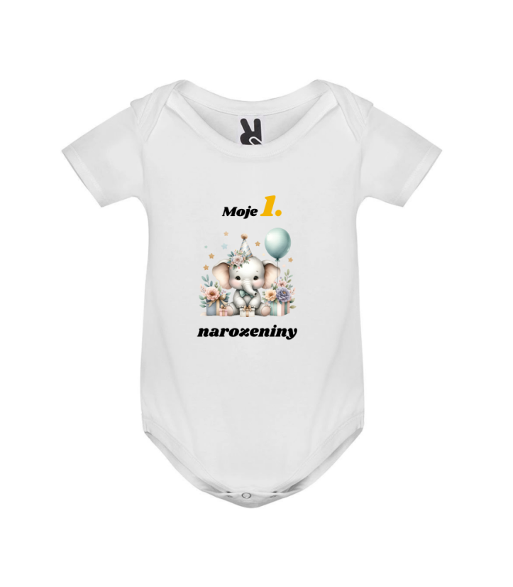 Body mám 1. narozeniny - Barva: Bílá
