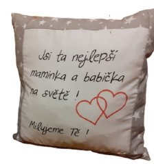Polštář Nejlepší maminka a babička na světě