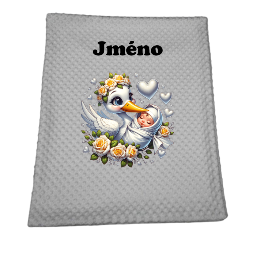 Minky deka se jména – motiv Miminko