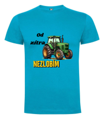Tričko traktor Od zítra nezlobím
