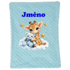Minky deka se jména – motiv Žirafa