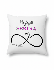 Polštář nejlepší sestra