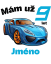 Narozeninové tričko auto se jménem - Věk: 9