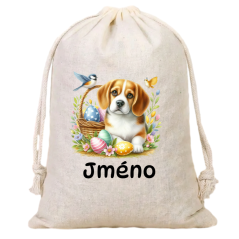 Velikonoční pytlík se jménem - pejsek