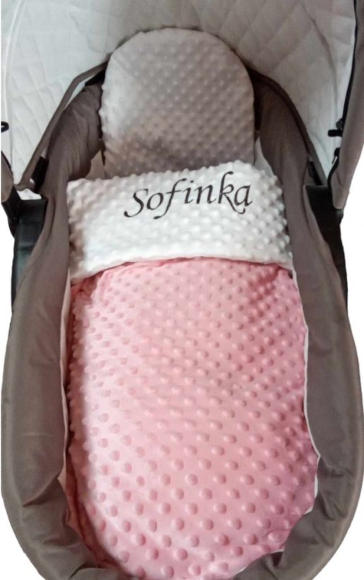 Minky deka s výšivkou jména