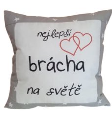 Polštář Nejlepší brácha na světě
