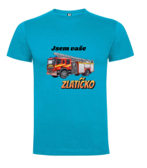 Tričko hasičské auto Jsem vaše zlatíčko