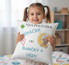 Polštář Usínaček od babičky a dědy