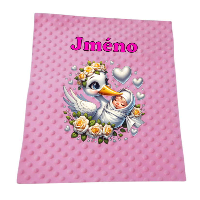 Minky deka se jména – motiv Miminko