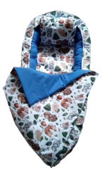 Oboustranné hnízdečko s podložkou zvířata v lese