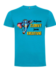 Tričko slon nejsem zlobivý jsem kreativní