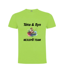 Tričko Táta a syn nejlepší team