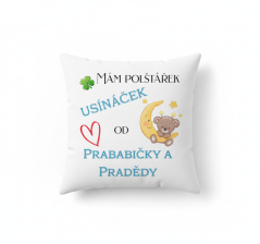 Polštář Usínaček od prababičky a pradědy