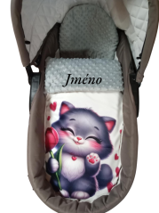 Minky deka s vyšitým menom Kotě