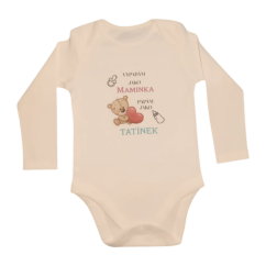 Body s dlouhým rukávem 12 - 18 měsíců , bílé