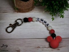 Přívěsek na klíče Mickey mouse - vlastní jméno