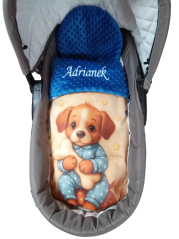 Minky deka s vyšitým menom pejsek