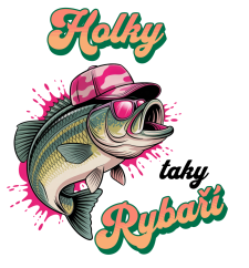 Dámské tričko Holky taky rybaří