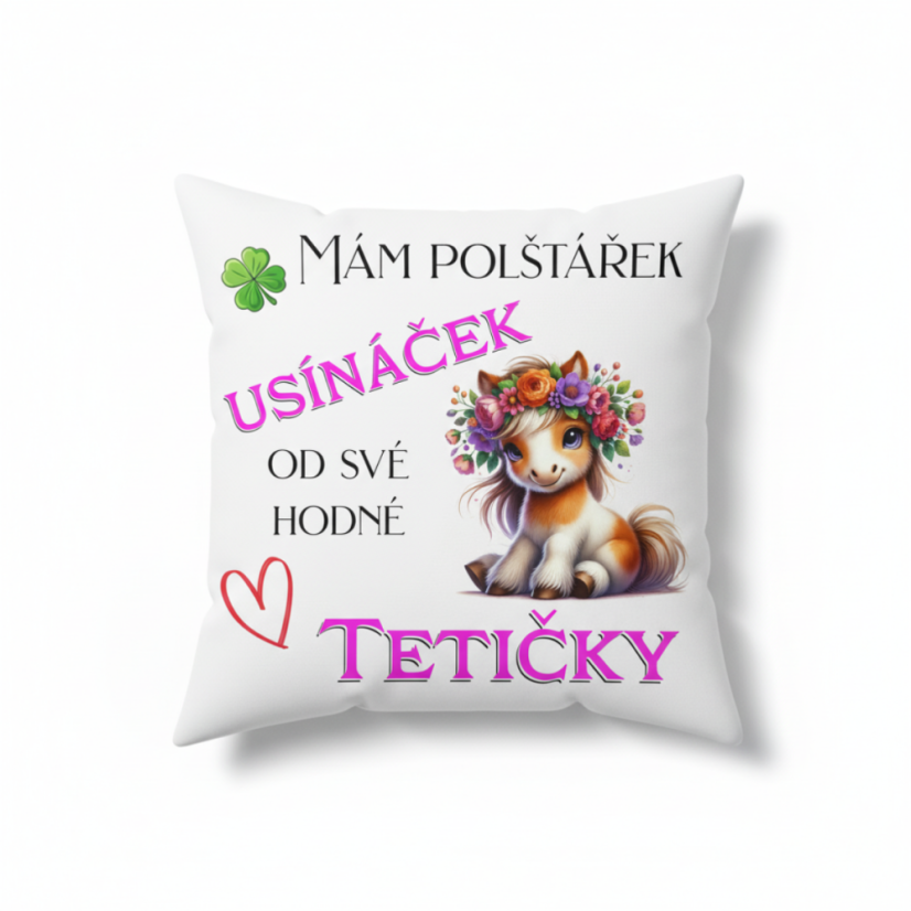 Polštář Usínaček poník od tetičky