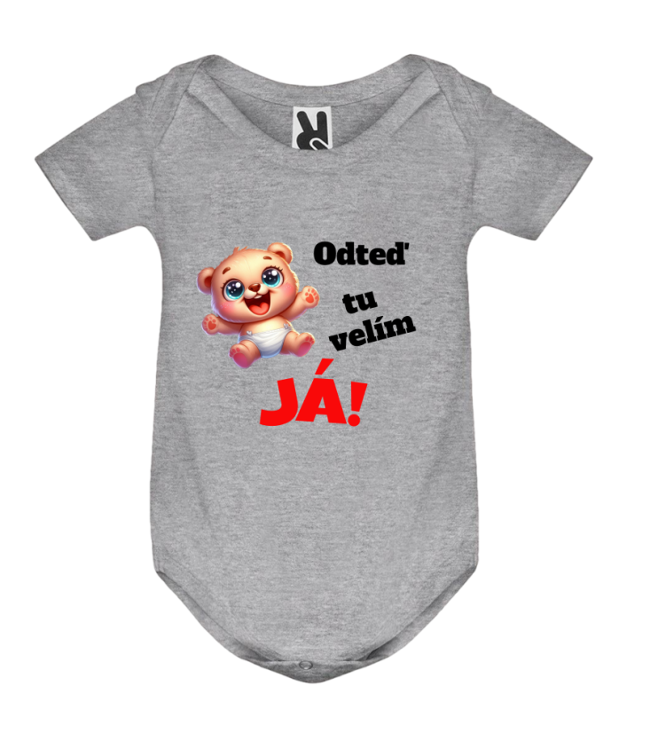 Body tady velím Já - Barva: Bílá, Velikost: 80/86 12 měsíců