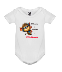 Body opička 50%máma + 50%táta = 100% originál