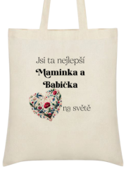 Nákupní taška Nejlepší maminka a babička