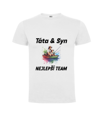 Pánské tričko Táta a syn nejlepší team