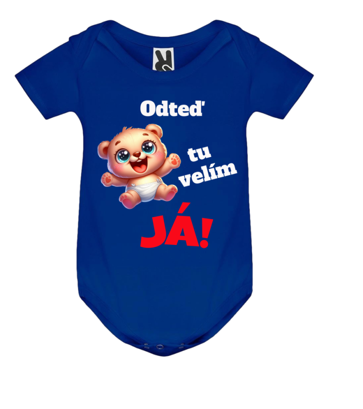 Body tady velím Já - Barva: Modrá, Velikost: 68/73 6 měsíců