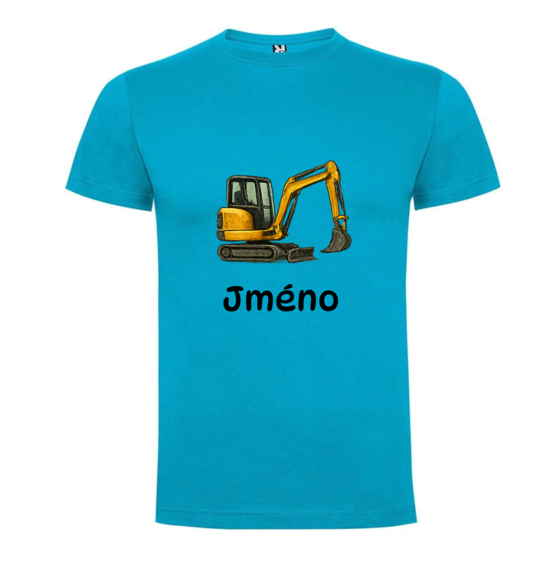 Tričko se jménem bagr