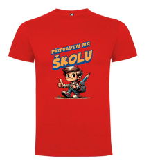 Tričko Jsem připraven do školy