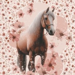 Minky deka kůň s vyšitým menom