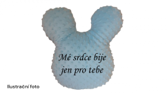 Polštář Mickey - Mé srdce bije jen pro Tebe