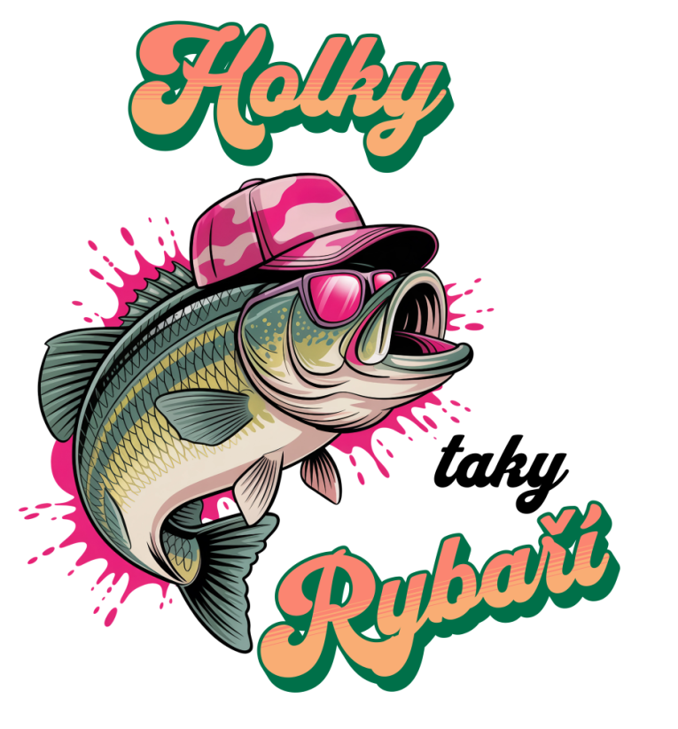 Dámské tričko Holky taky rybaří - Barva: Černá