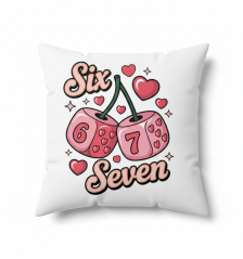 Polštář 67 six seven kostky