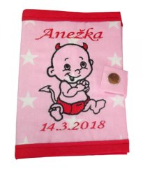 Obal na očkovací průkaz čertík