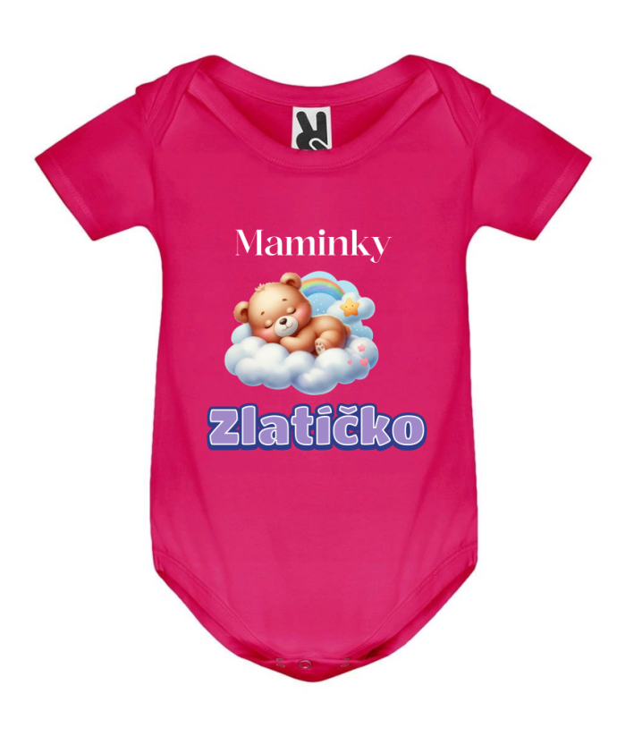Body maminky zlatíčko - Barva: Růžová